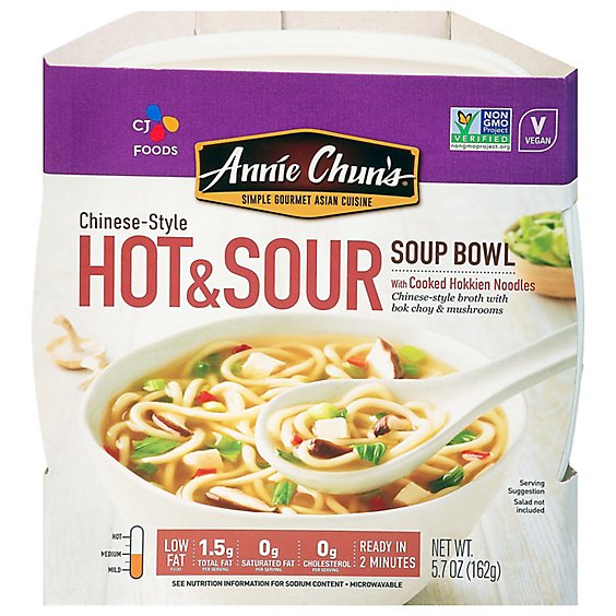 Annie Chuns Noodle Bowl Hot N Sour - 5.5 Oz