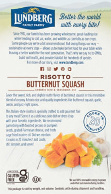 Lundberg Family Farms Butternut Squash Risotto - 5.8 Oz. - Image 6