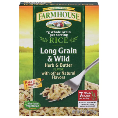 Farmhouse Rice Long Grain & Wild Herb & Butter Flavor Box - 4 Oz