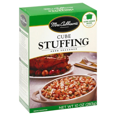 Mrs. Cubbisons Stuffing Seasoned Herb Cube Box - 10 Oz