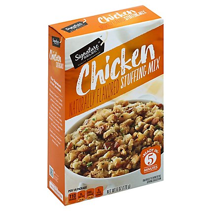 Signature SELECT Stuffing Mix Chicken Flavored Box - 6 Oz - Image 1