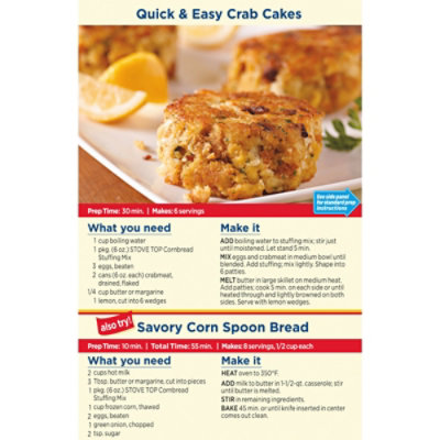 Stove Top Cornbread Stuffing Mix - 6 Oz - Image 3