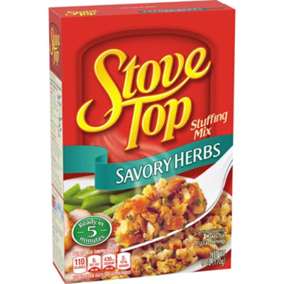 Stove Top Savory Herbs Stuffing Mix Box - 6 Oz - Image 2