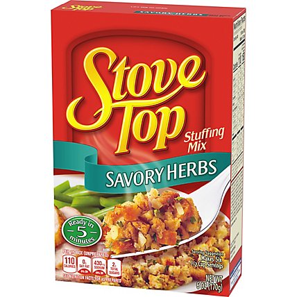 Stove Top Savory Herbs Stuffing Mix Box - 6 Oz - Image 8