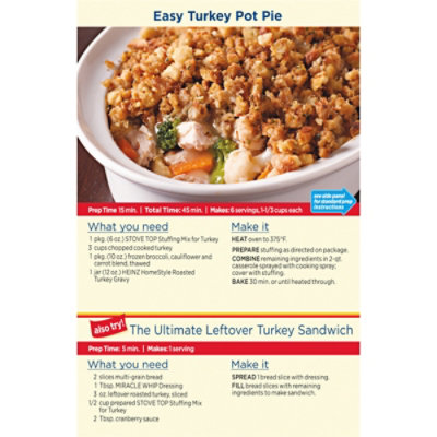 Stove Top Stuffing Mix for Turkey - 6 Oz - Image 4