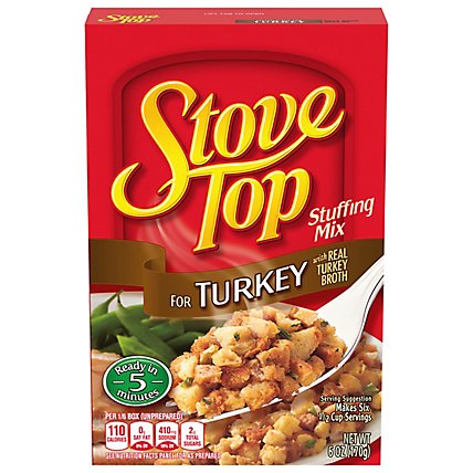 Stove Top Stuffing Mix for Turkey Box - 6 Oz - Image 2