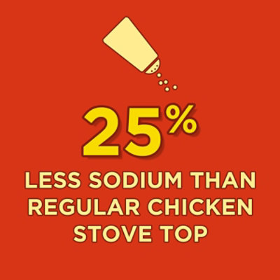 Stove Top Low Sodium Stuffing Mix for Chicken with 25% Less Sodium Box - 6 Oz - Image 5