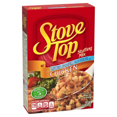 Stove Top Low Sodium Stuffing Mix for Chicken with 25% Less Sodium Box - 6 Oz - Image 7