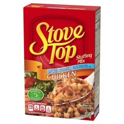 Stove Top Low Sodium Stuffing Mix for Chicken with 25% Less Sodium Box - 6 Oz - Image 5