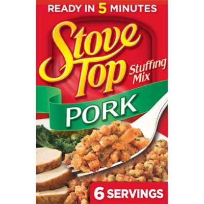 Stove Top Stuffing Mix for Pork Box - 6 Oz - Image 1