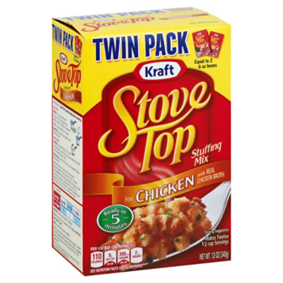 Stove Top Stuffing Mix for Chicken Twin Pack Boxes - 2-6 Oz - Safeway