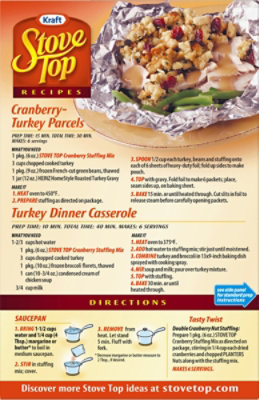 Stove Top Stuffing Mix Cranberry Box - 6 Oz - Image 6