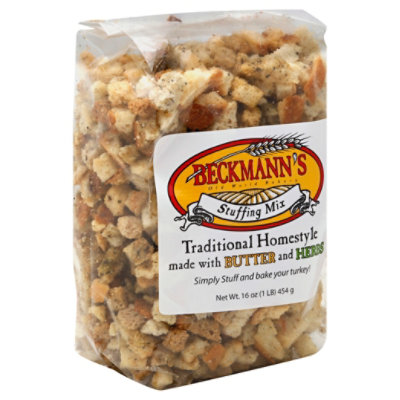 Beckmanns Stuffing Mix Traditional Homestyle - 16 Oz