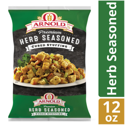 Arnold Stuffing Cubed Premium Herb Seasoned - 12 Oz