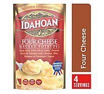 Idahoan Four Cheese Mashed Potatoes Pouch - 4 Oz