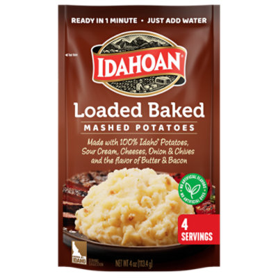 Idahoan Loaded Baked Mashed Potatoes Pouch - 4 Oz