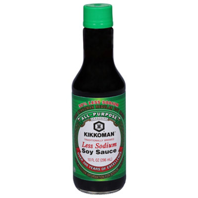 Kikkoman Soy Sauce Less Sodium All-Purpose Seasoning - 10 Fl. Oz. - Image 3