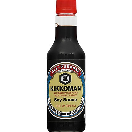 Kikkoman Soy Sauce All-Purpose Seasoning Bottle - 10 Fl. Oz. - Image 2
