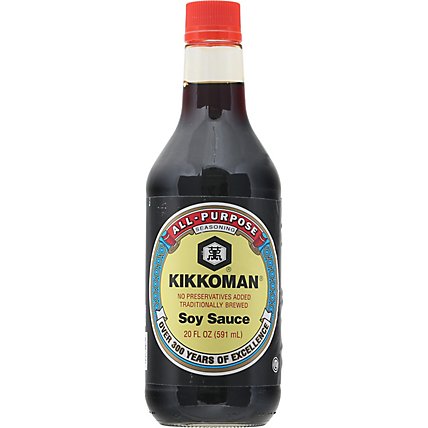 Kikkoman Soy Sauce - 20 Fl. Oz. - Image 2