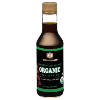 Kikkoman Soy Sauce Naturally Brewed Organic - 10 Fl. Oz. - Image 1