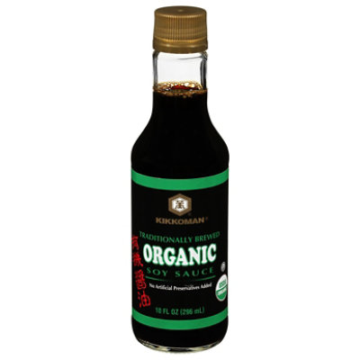 Kikkoman Soy Sauce Naturally Brewed Organic - 10 Fl. Oz.