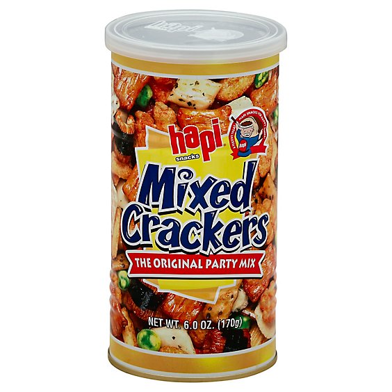 Hapi Mixed Crackers In A Can - 6.0 Oz