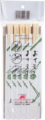 Dynasty Bamboo Chopsticks - 10 Count - Image 3