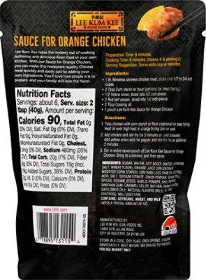 Lee Kum Kee Mandarin Orange Chicken Sauce - 8 Oz - Image 6