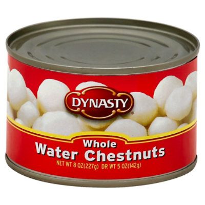 Dynasty Water Chestnuts Whole - 8 Oz