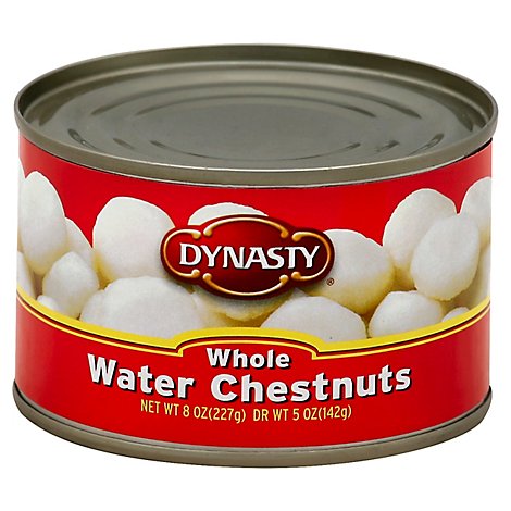 Dynasty Water Chestnuts Whole - 8 Oz