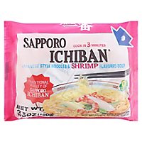 Sapporo Soup Ichiban Ramen Shrimp Cup - 3.5 Oz - Image 1
