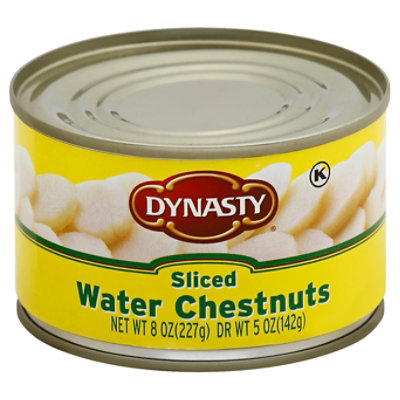 Dynasty Water Chestnuts Sliced - 8 Oz - Image 1