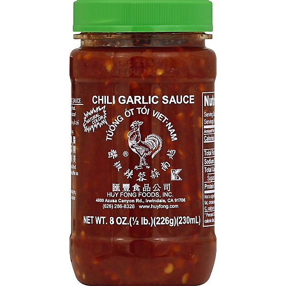 Huy Fong Sauce Vienam Garlic Chili - 8 Oz