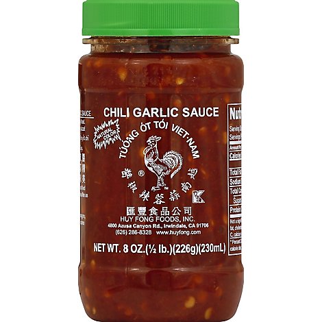 Huy Fong Sauce Vienam Garlic Chili - 8 Oz
