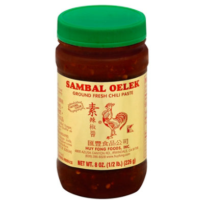 Huy Fong Paste Sambal Oelek Chili - 8 Oz - Image 1