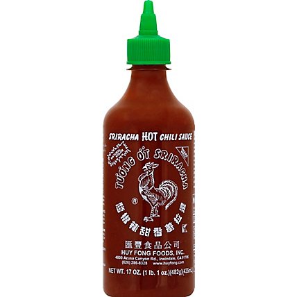Huy Fong Chili Sauce Hot Sriracha - 17 Oz - Image 2