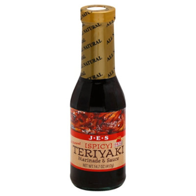 JES Marinade & Sauce Teriyaki Spicy Hot - 14.7 Oz