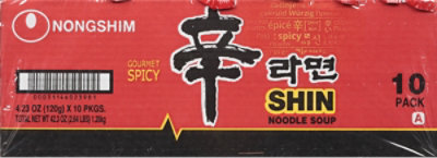 Nongshim Soup Shrimp Noodle Shin Ramyun - 4.23 Oz - Image 6