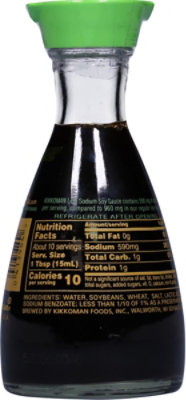 Kikkoman Soy Sauce Traditionally Brewed Less Sodium Non GMO - 5 Fl. Oz. - Image 6