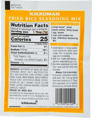 Kikkoman Specialty Food Fried Rice Mix - 1 Oz - Image 5