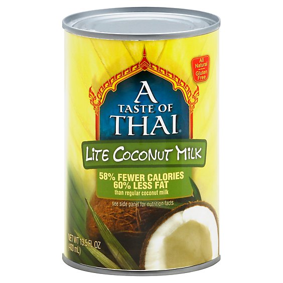 A Taste of Thai Specialty Food Coconut Milk Light - 13.5 Oz