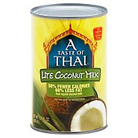 A Taste of Thai Specialty Food Coconut Milk Light - 13.5 Oz - Image 1