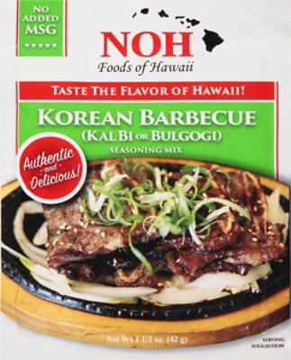 NOH of Hawaii Sauce Mix Korean Barbeque - 1.5 Oz - Image 2