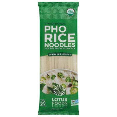 Lotus Foods Rice Noodles Pho Organic - 8 Oz - Image 3