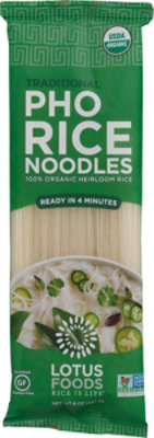 Lotus Foods Rice Noodles Pho Organic - 8 Oz - Image 2