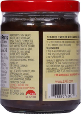 Lee Kum Kee Sauce Black Bean Garlic - 8 Oz - Image 6