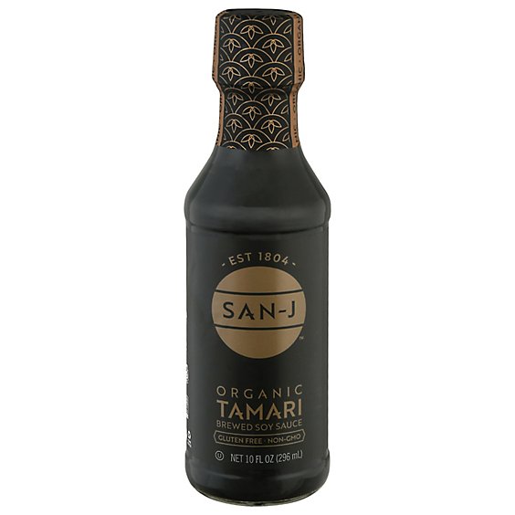 San-J Soy Sauce Tamari White Free - 10 Oz