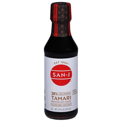 San-J Soy Sauce Tamari Lite Low Salt - 10 Fl. Oz.