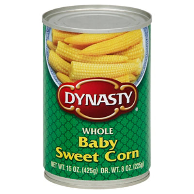 Dynasty Corn Whole Baby Sweet - 15 Oz - Image 1