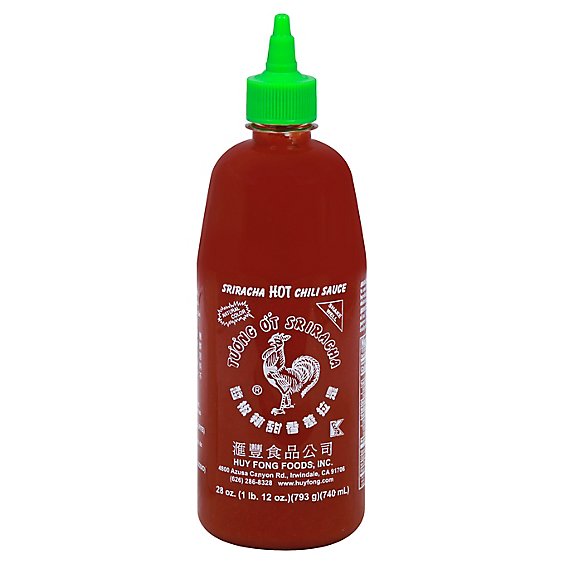 Huy Fong Chili Sauce Hot Sriracha - 28 Oz